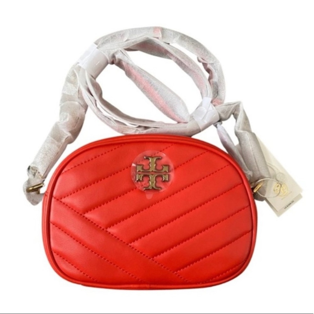 KIRA CHEVRON SMALL CAMERA BAG (BRIGHT SIMBA)